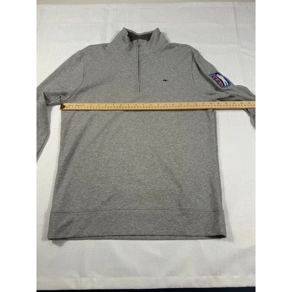 Vineyard Vines Performance Saltwater Golf Pullover Gray Men's Medium FOC CUP - Picture 6 of 6
